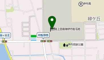 自衛隊阪神病院の地図画像