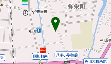 岡田庄一商店の地図画像
