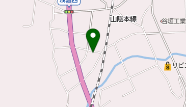 浅倉区公民館の地図画像