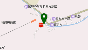 湯楽朝市広場の地図画像