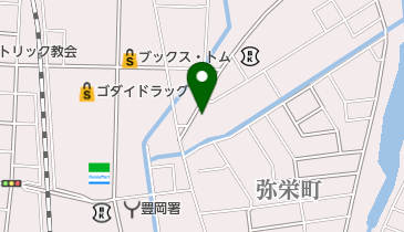 尾畑ふとん店の地図画像