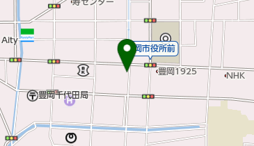 こしの花店の地図画像