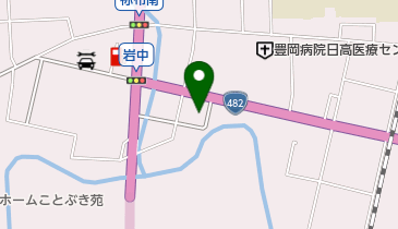 田中接骨院の地図画像