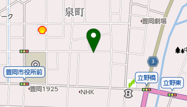 シバチ洋服店の地図画像