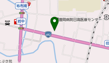 イワタヘアーサロンの地図画像