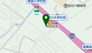 関西医療株式会社の地図画像