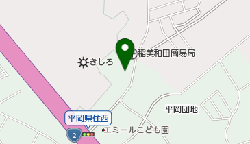 光化成株式会社の地図画像