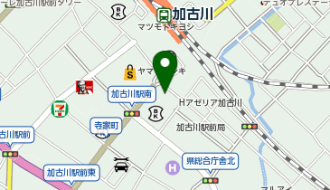 藍澤證券株式会社加古川支店の地図画像