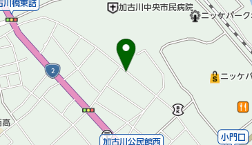 金川ふとん店の地図画像