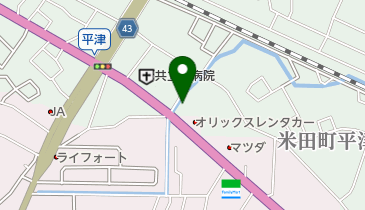 Flower&Leaf竹本の地図画像