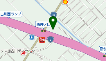 福岡電機株式会社 加古川営業所の地図画像