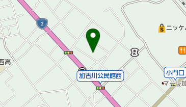 翁田洋服店の地図画像