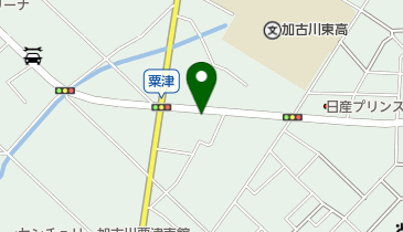 オカダ理容の店の地図画像