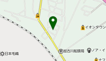 フジタ理容の地図画像