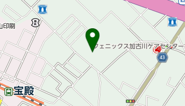 加古川市役所 市民部 加古川西市民センターの地図画像