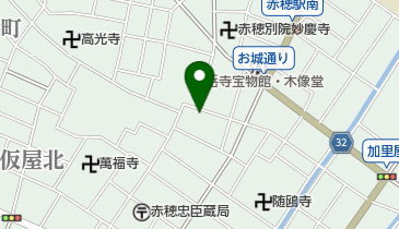 たなべ花店の地図画像