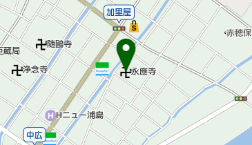 永應寺の地図画像