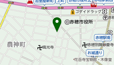 金戸美容院上町支店の地図画像