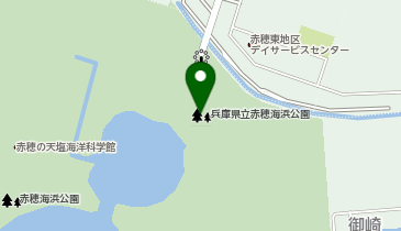 赤穂わくわくランドの地図画像