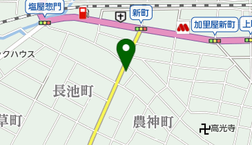 ヘアーサロンMの地図画像