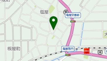 理容上住の地図画像