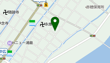 理容ハナモトの地図画像