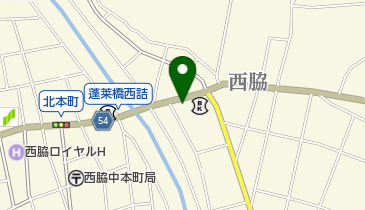 ホーライカメラ店の地図画像