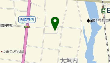 大垣内公民館の地図画像