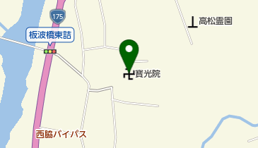 宝光院の地図画像