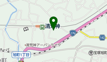 有限会社ゆとり宝塚の地図画像