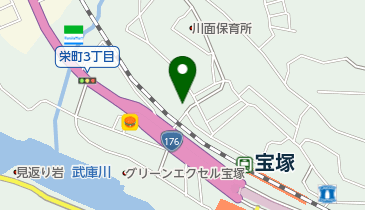 宝塚でんきの地図画像