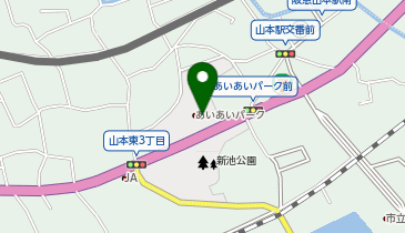 共同利用施設山本会館の地図画像