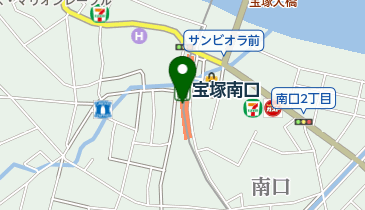ペーニャ・フラメンカTAKARAZUKAの地図画像