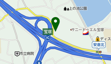 日本共産党宝塚市委員会の地図画像