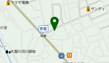 中西酒米店の地図画像