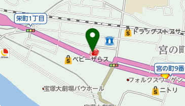 西田電機商会の地図画像