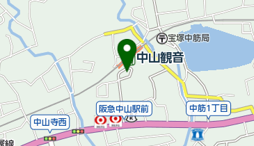 宝塚市立 中山南自転車駐車場の地図画像