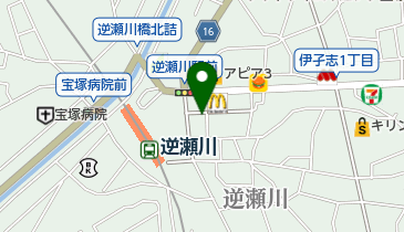 宝塚遊技業組合の地図画像