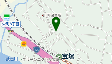 キョウエイ調剤薬局川面店の地図画像