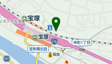 のぞみ薬局宝塚店の地図画像