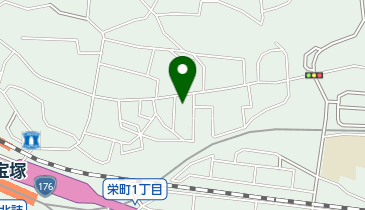 フクダ理容の地図画像