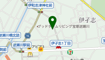 彩花苑逆瀬川店の地図画像