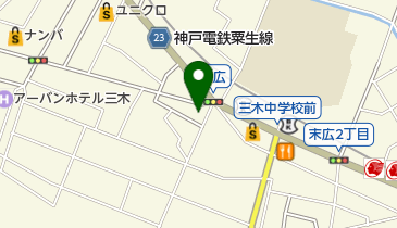 整体健康壱番館三木の地図画像