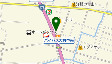 職人道楽大村店の地図画像