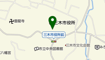 読売新聞三木通信部の地図画像