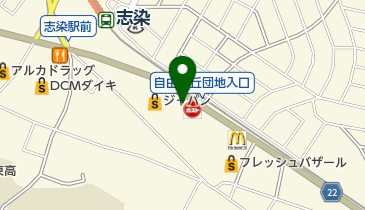 オッペン化粧品三愛営業所の地図画像