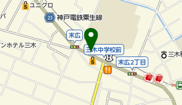 朝日生命保険相互会社三木営業所の地図画像