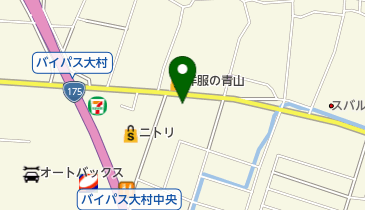 コトブキロード大村店の地図画像