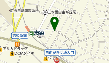 明月堂 志染店の地図画像