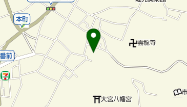 竹の湯温泉の地図画像